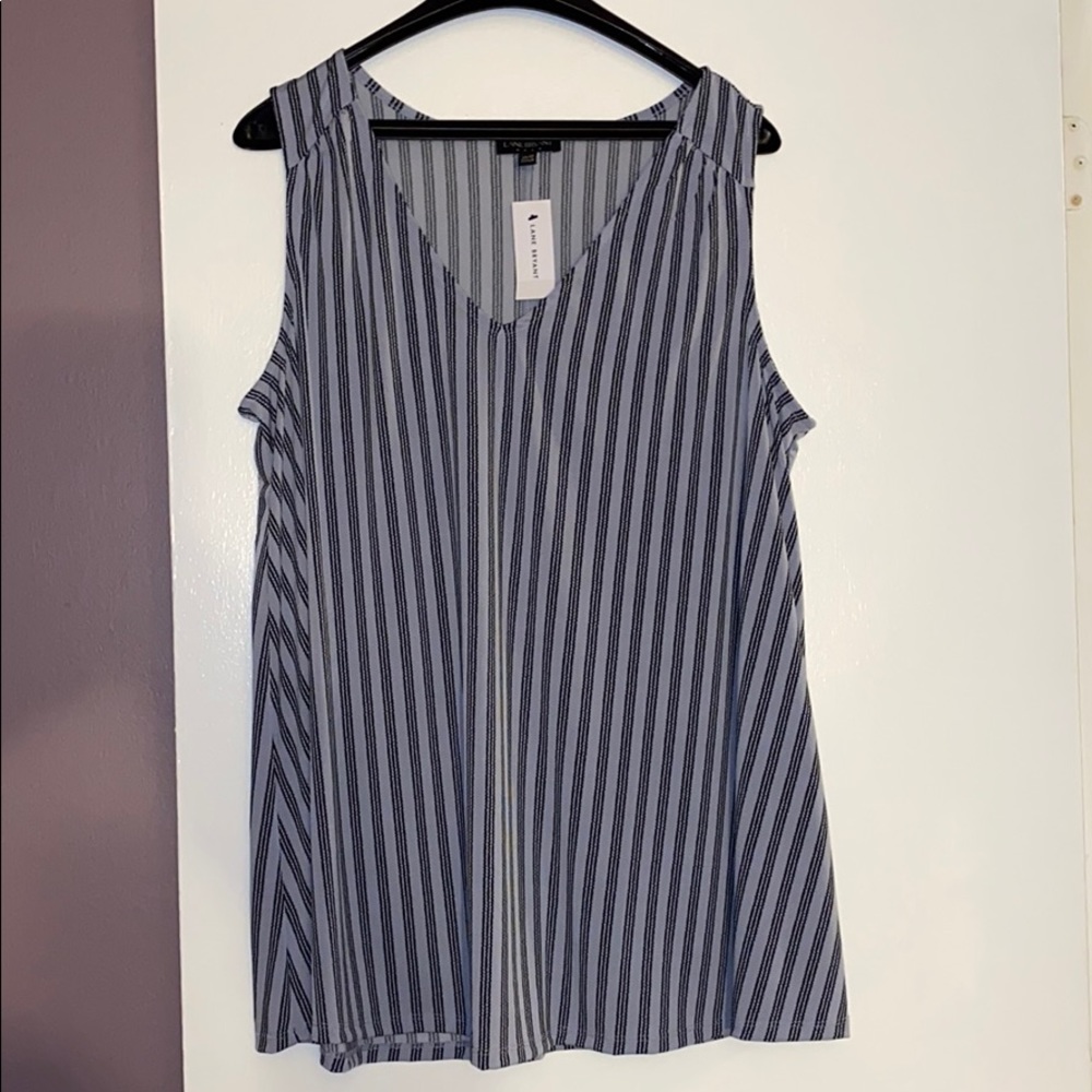 Lane Bryant V Neck Sleeveless Top